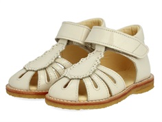 Angulus sandal buttermilk with patent  